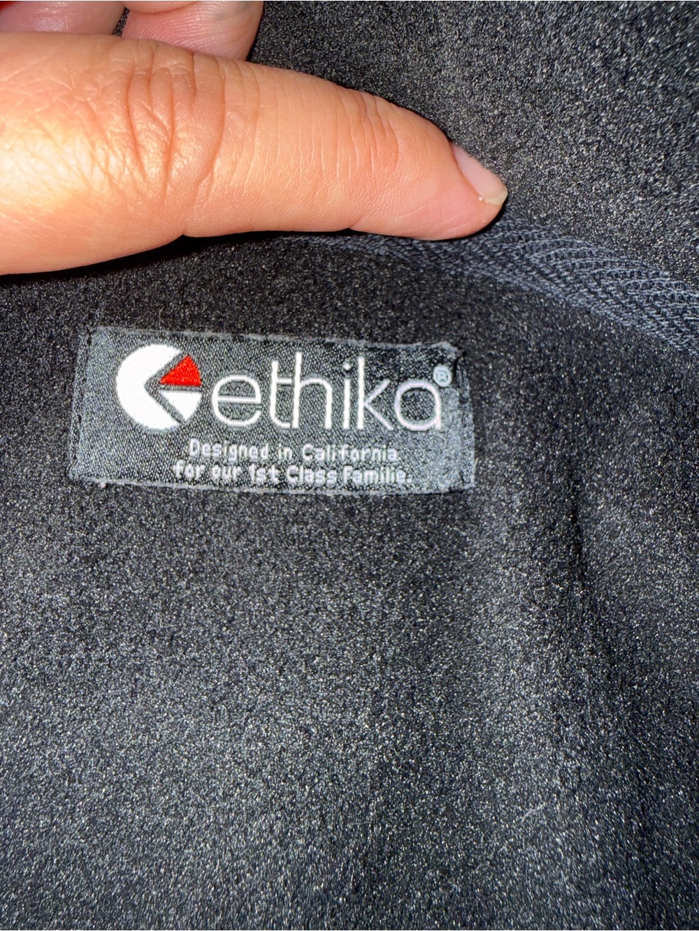 Ethica Black Full-Zip Bomber Fleece Jacket - Picture 5 of 6